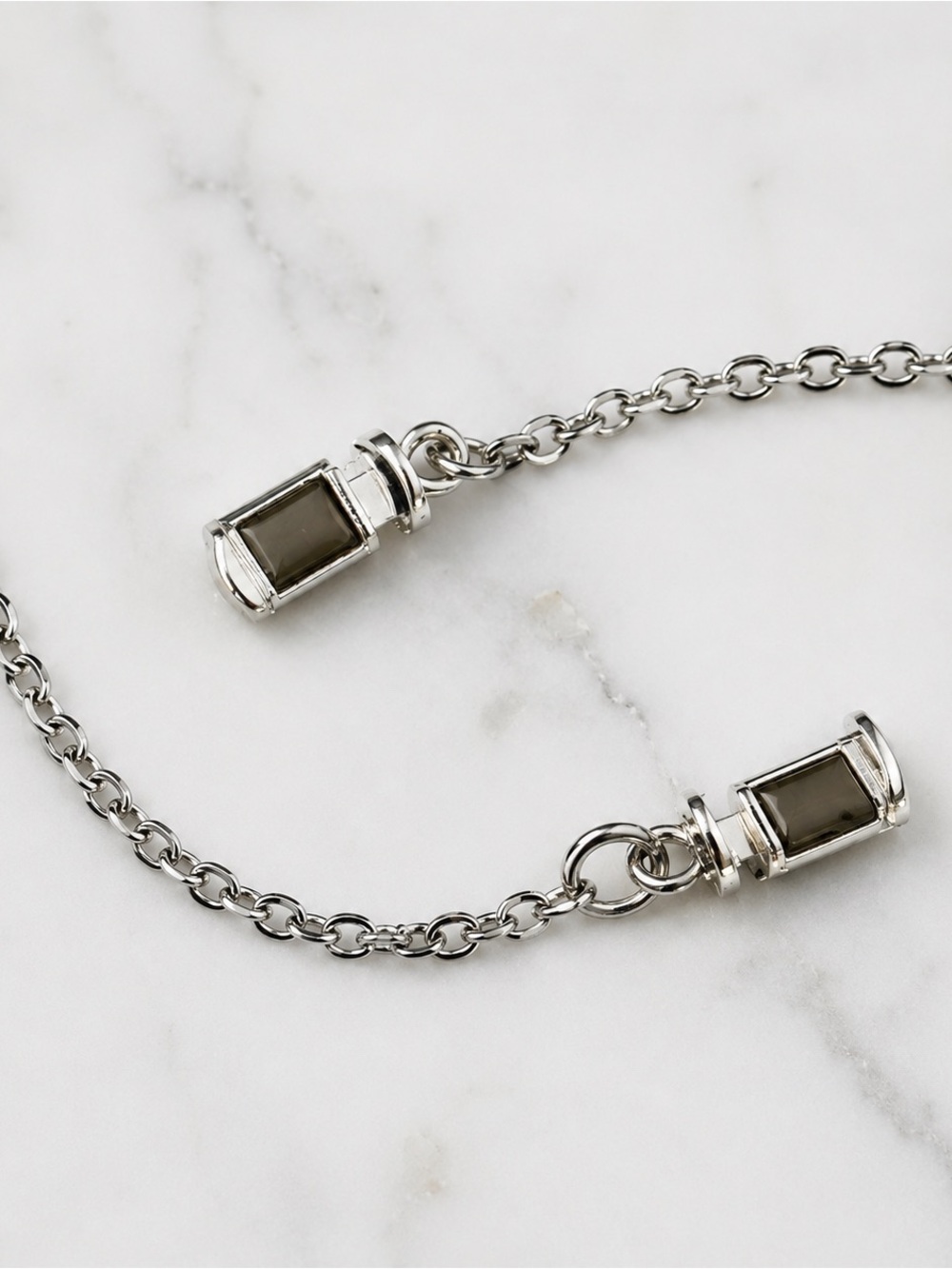 Handmade Nautical Charm Necklace with Freedom Clasp | Anchor Fish Compass Charms - Picture 7 of 7